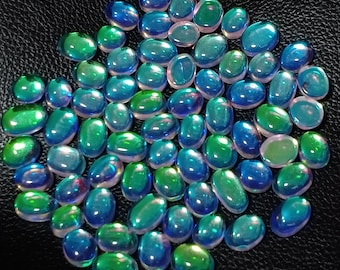 Mystic Gemstone - Mystic - Heated Stone - Lab Created - Cabochon - Gemstone Supplies - Wholesale Supply - Mystic Cab - Wholesale Price