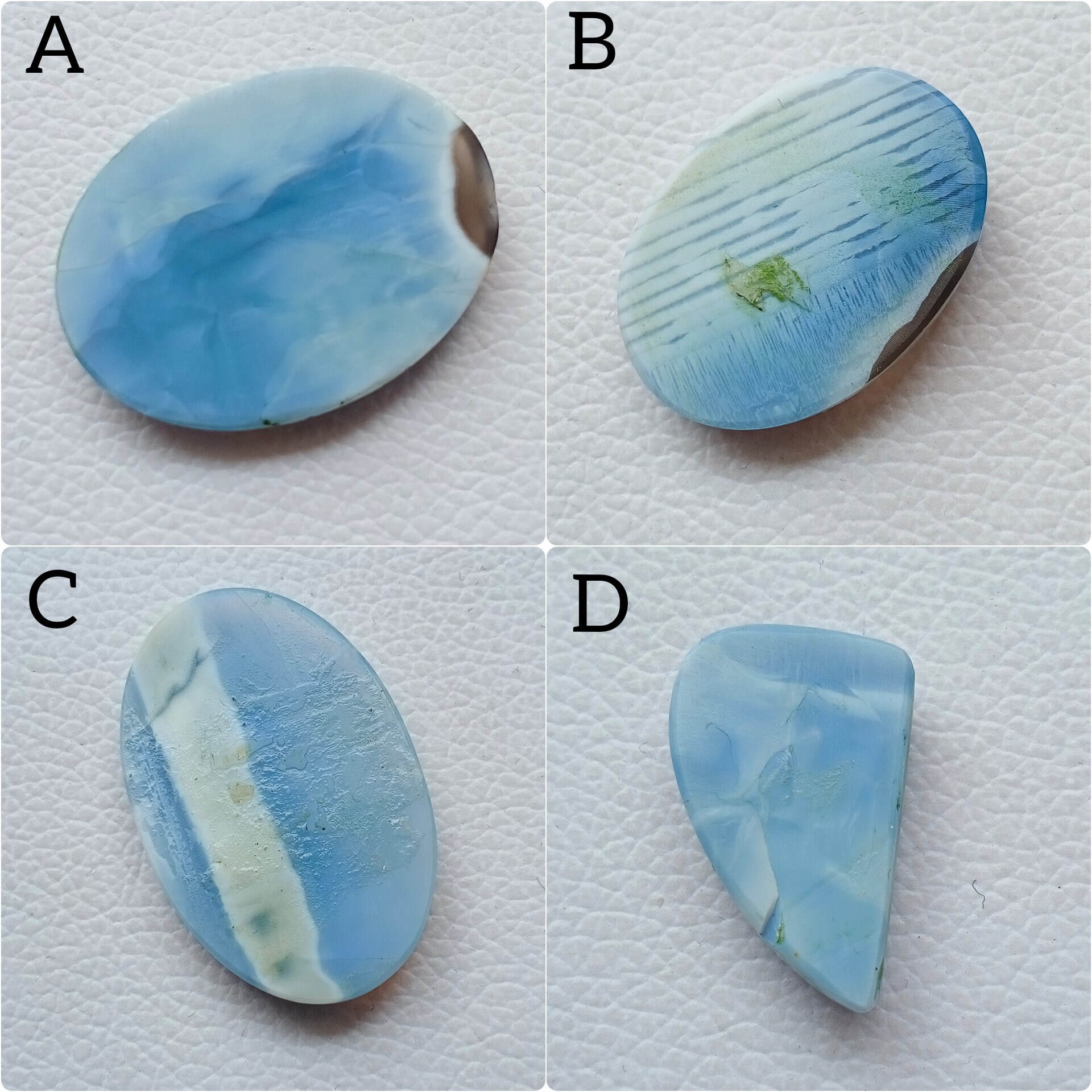 Blue opal Stone Gemstone Cabochon Healing Crystal Gemstone Etsy