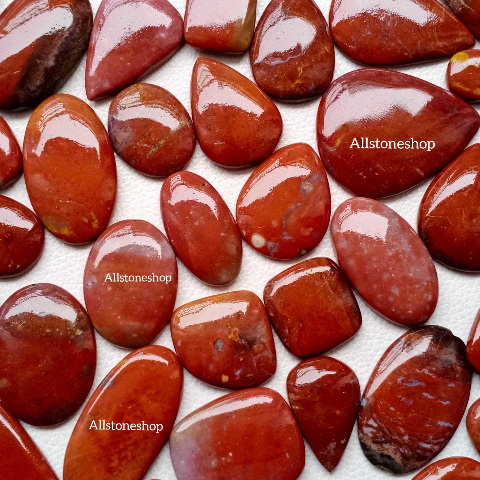 Jasper rouge jasper rouge naturel pierre précieuse rouge de Etsy