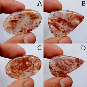 Quartz Cabochon, AAA Quartz, Strawberry Quartz, Natural Quartz, Unique Quartz, Quartz Gemstone,