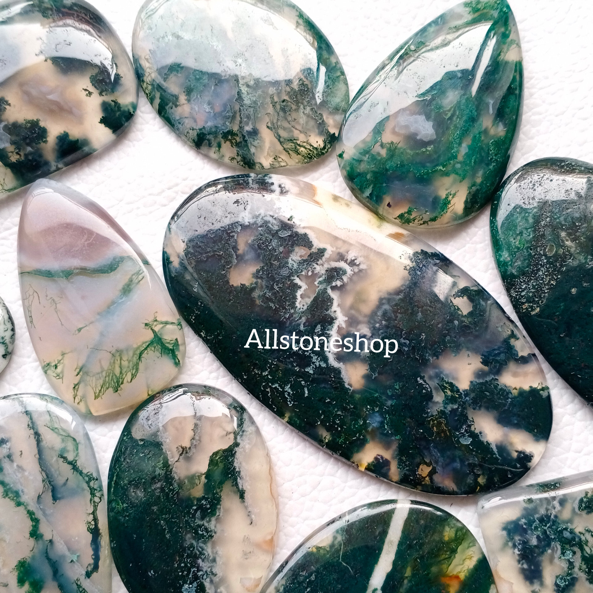 Moss agate stone price best sale