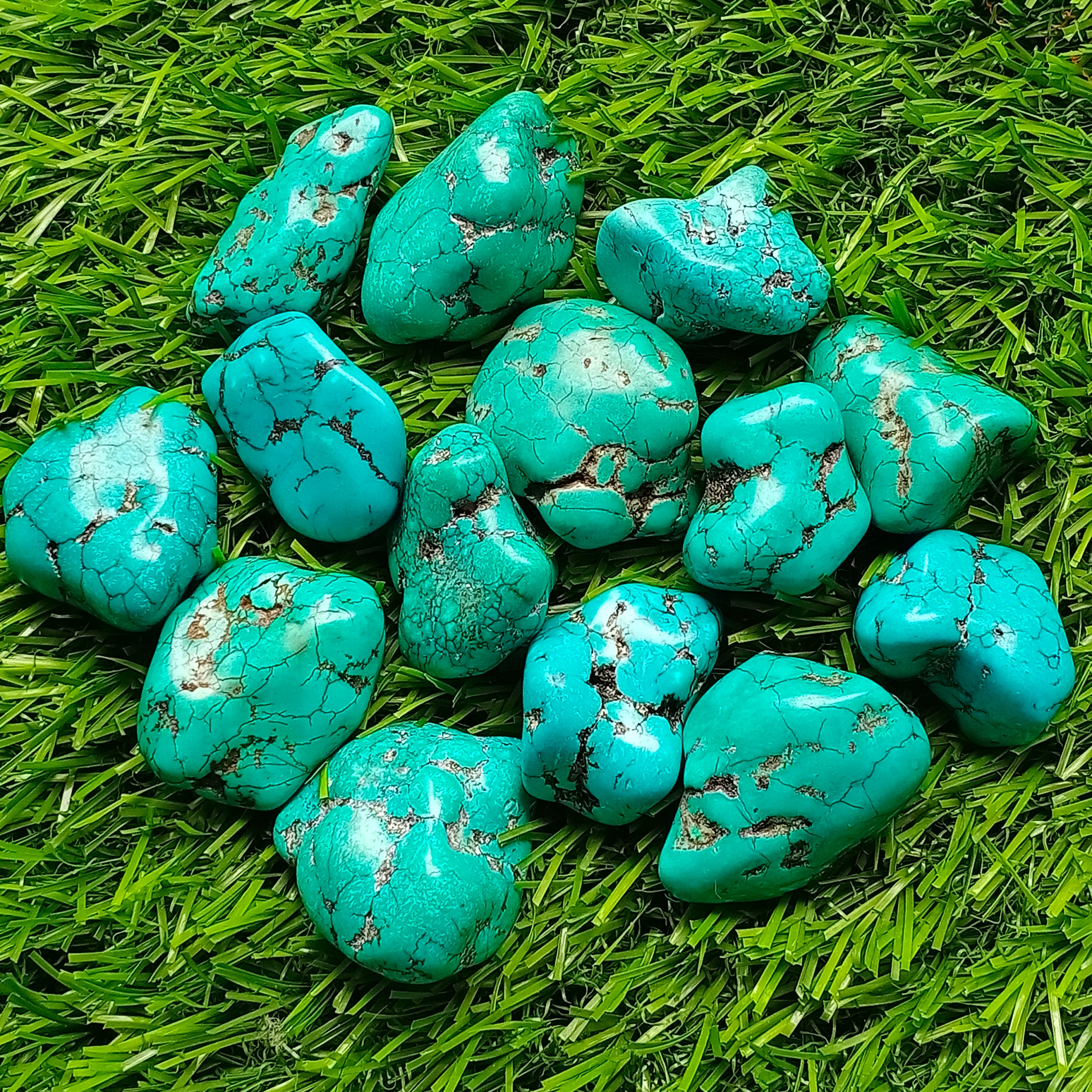 Synthetic Turquoise - Turquoise - Heated Turquoise - Tibetan