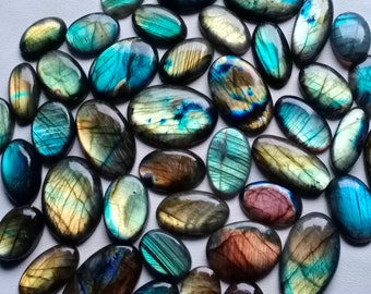 Details about   7X9 MM Oval AAA++ Natural Labradorite Cab Lot Loose Gemstone For Jewelry P-1667