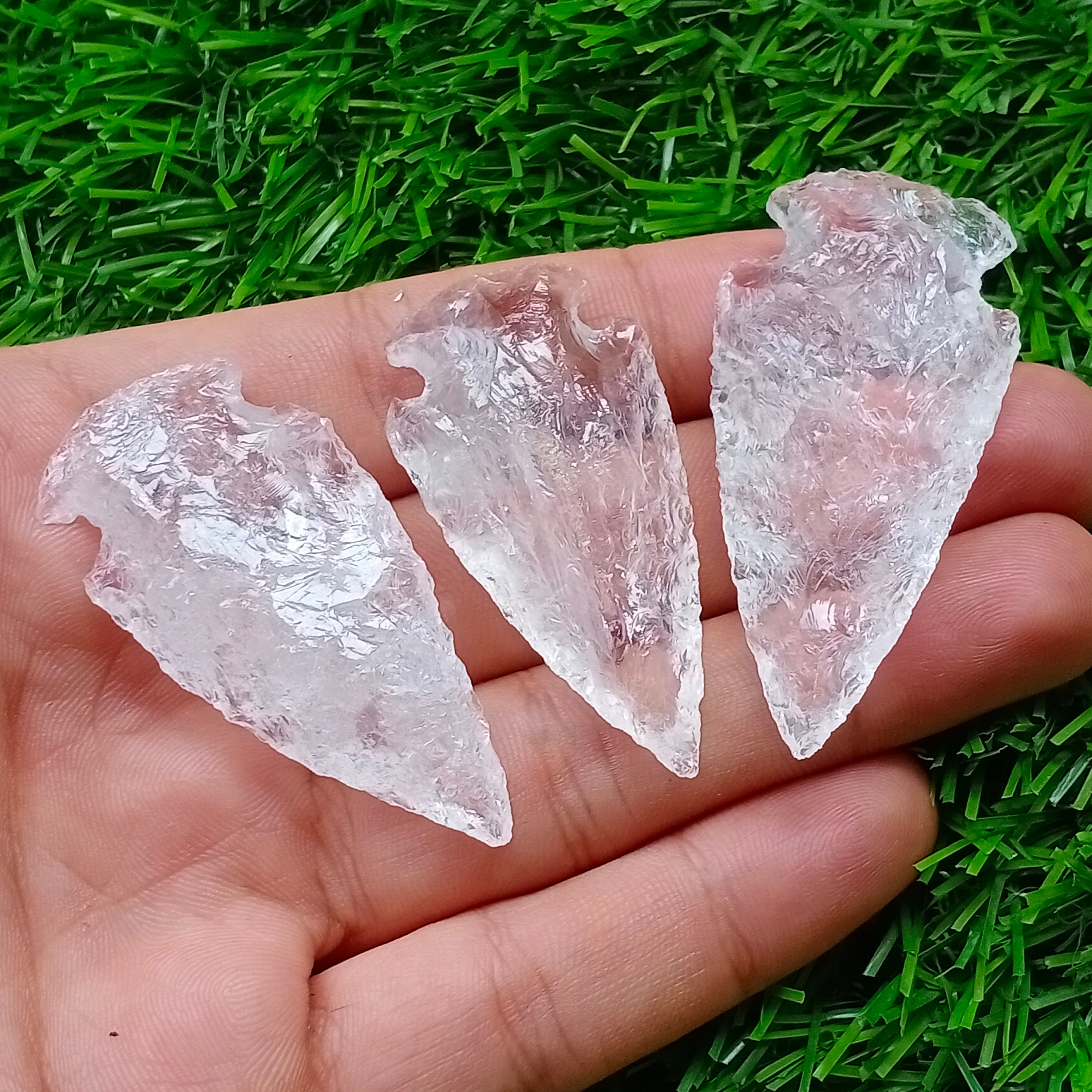 Crystal Arrowhead Crystal Healing Stone Bead Crystal Etsy