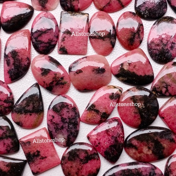 Pink and black sale gemstone