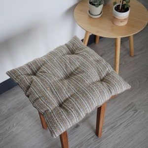 Tweed Dining Chair Cushions Etsy