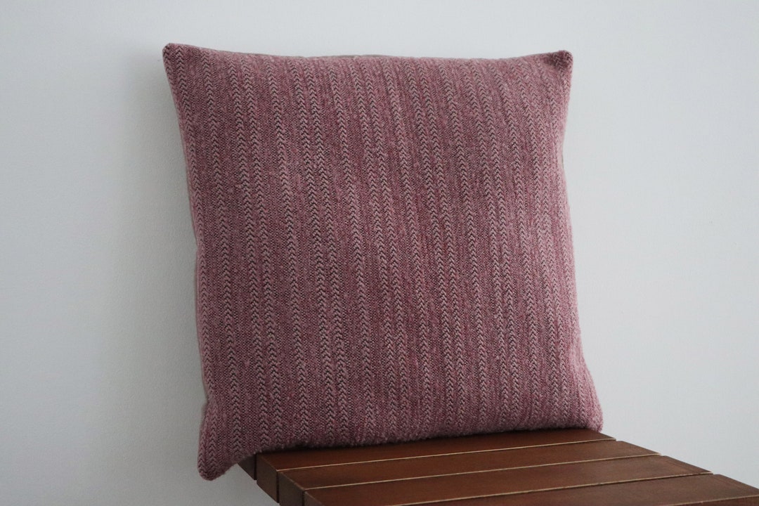 Blush Pink Chair Cushions Dusty Pink and Beige Chair Pads Scandinavian Style Cushion With Ties ...