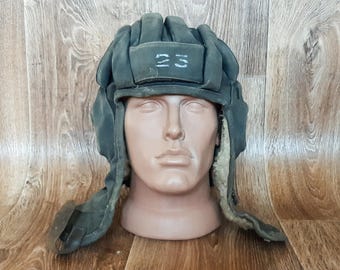 Helmet Original Vintage USSR tanker