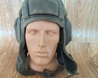 Helmet Original Vintage USSR tanker