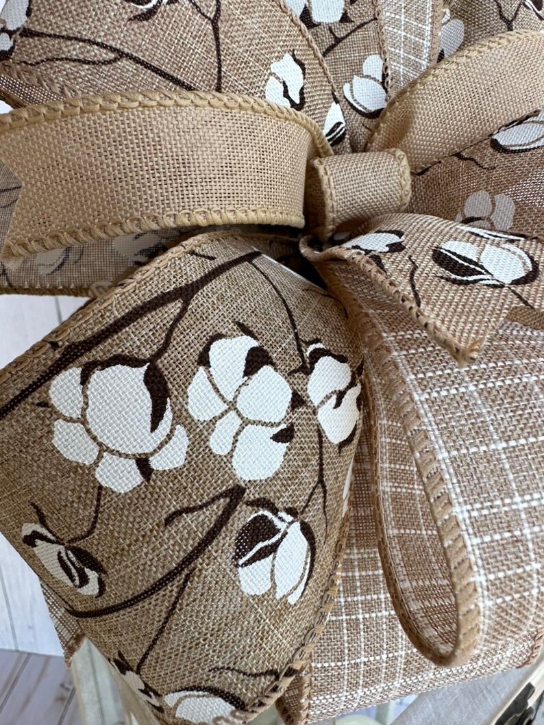 cotton boll bow tie