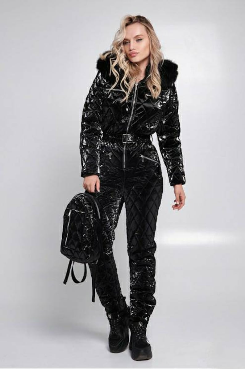 UPS DELIVERY Suit Winter for Woman Outwear Sport Outfit Warm Skisuit Overall Jumpsuit One Piece women ski suit Jumpsuit suit black outfit