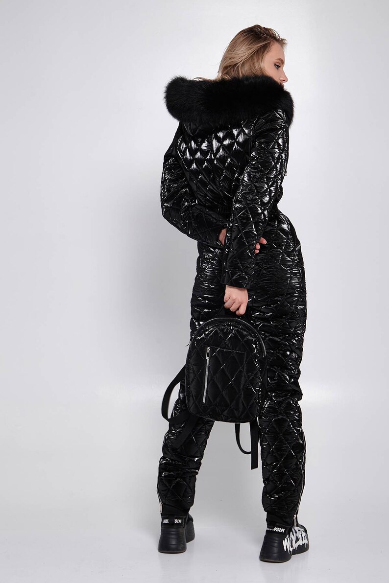 UPS DELIVERY Suit Winter for Woman Outwear Sport Outfit Warm Skisuit Overall Jumpsuit One Piece women ski suit Jumpsuit suit black outfit