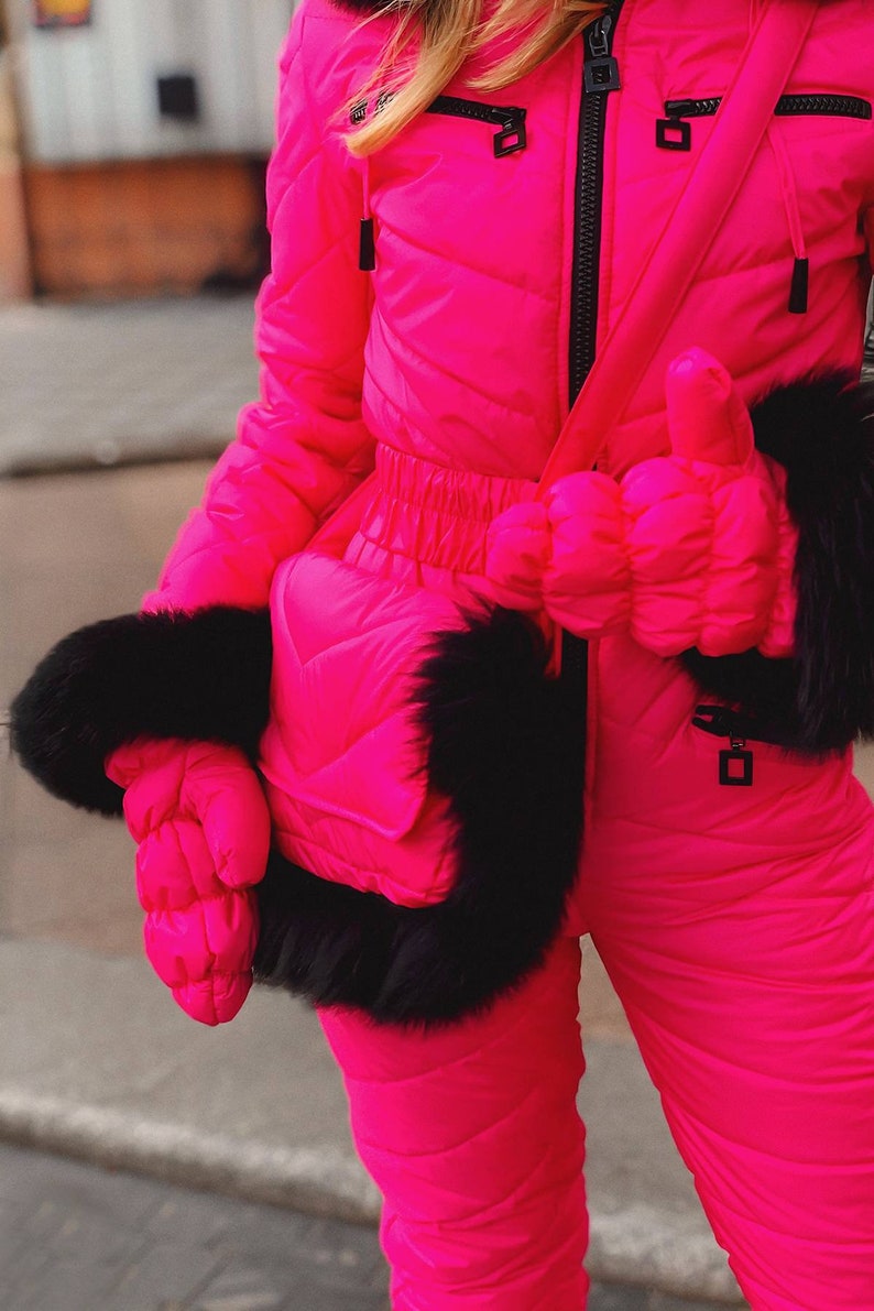 Ski Suit Winter for Woman Outwear Sport Outfit Warm Skisuit Overall Jumpsuit One Piece women ski suit Jumpsuit suit pink outfit for skiing