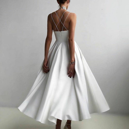 Silk Slip Dress With Cowl Neck for Special Occasions Midi Etsy