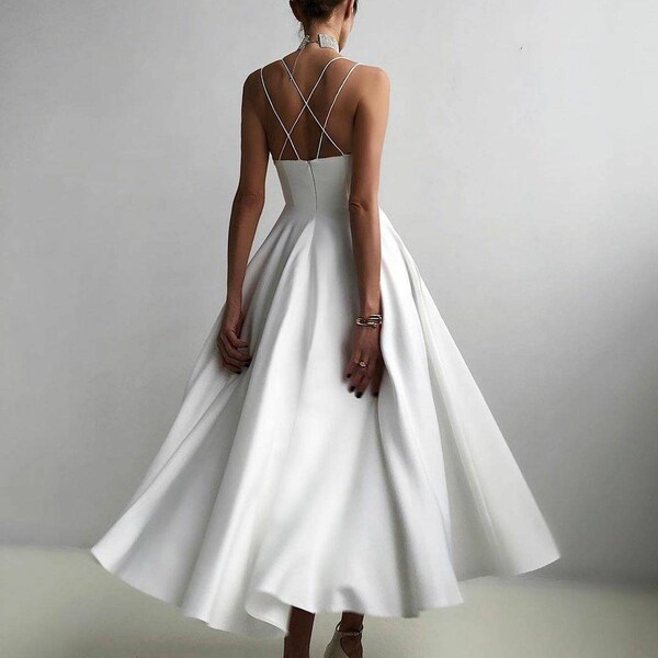 Silk Slip Dress Midi Etsy