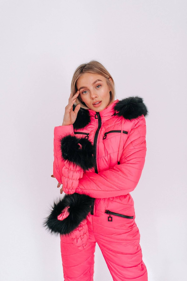 Ski Suit Winter for Woman Outwear Sport Outfit Warm Skisuit Overall Jumpsuit One Piece women ski suit Jumpsuit suit pink outfit for skiing