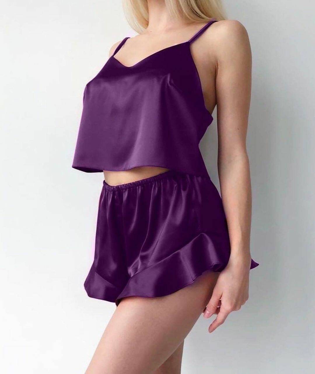 Cami Set Pjs Lace Bridal Bridesmaid Set Bridal Pajama Bride Etsy