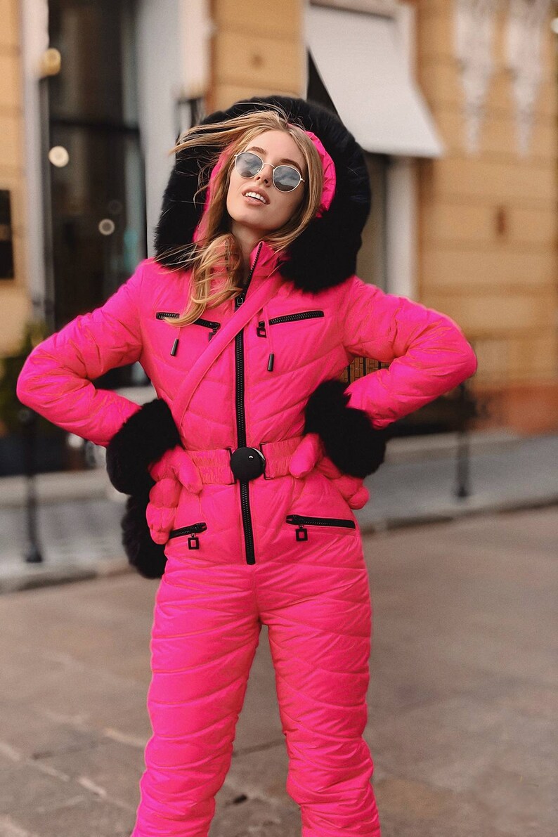 Ski Suit Winter for Woman Outwear Sport Outfit Warm Skisuit Overall Jumpsuit One Piece women ski suit Jumpsuit suit pink outfit for skiing