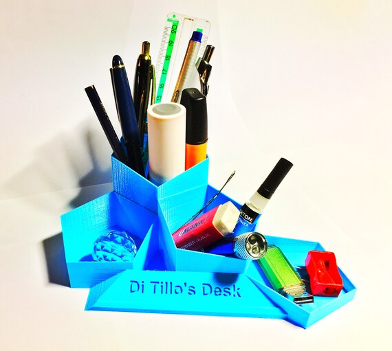 Custom Desk Organizer Office Organizer Pen Holder Pen Etsy
