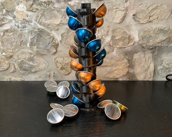 Vertuo Capsule holder / Vertuo Line pod tower / Nespresso Vertuo pod shelft / coffee lover gift / Vertical pod holder