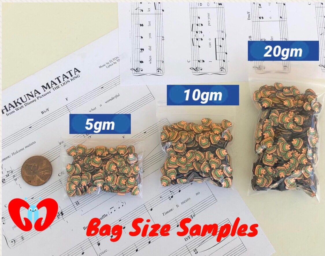 Zodiac Star Signs Fimo Faux Sprinkles Polymer Clay Slices Nail Etsy