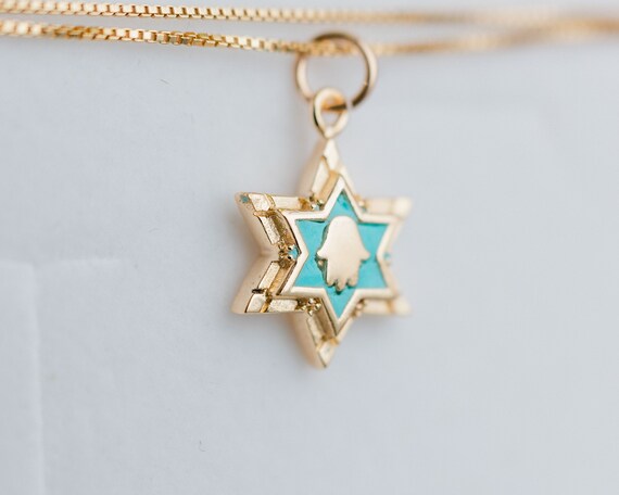 Hamsa 14k Gold Filled Bat 