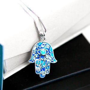 Hamsa necklace 925 silver - Etsy 日本 Hamsa necklace 925 silver - Etsy 日本