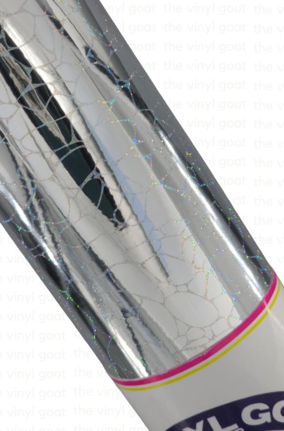 Vinyl Goat- Cracked Holographic Vinyl Rolls Vinyl Goat- Cracked Holographic Vinyl Rolls