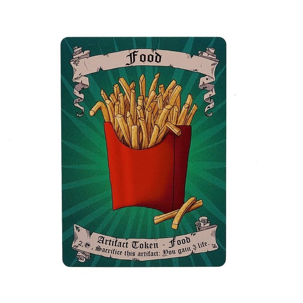 Magic the Gathering Food (fries) Token