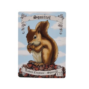 Ficha de ardilla de Magic the Gathering
