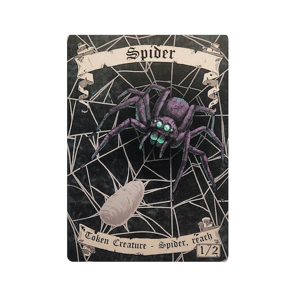 Magic the Gathering Spider Token