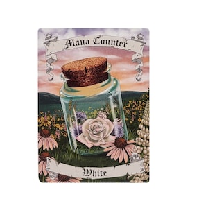 Magic the Gathering Mana Counter Token (White)