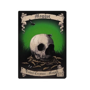 Magic the Gathering 0/1 Maggot Token
