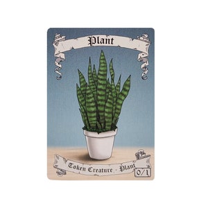 Magic the Gathering Plant Token (Planta serpiente)