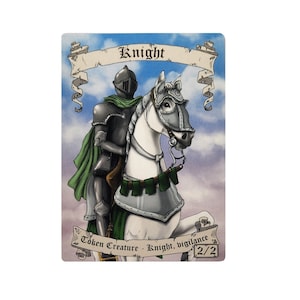 Magic the Gathering 2/2 Knight Token