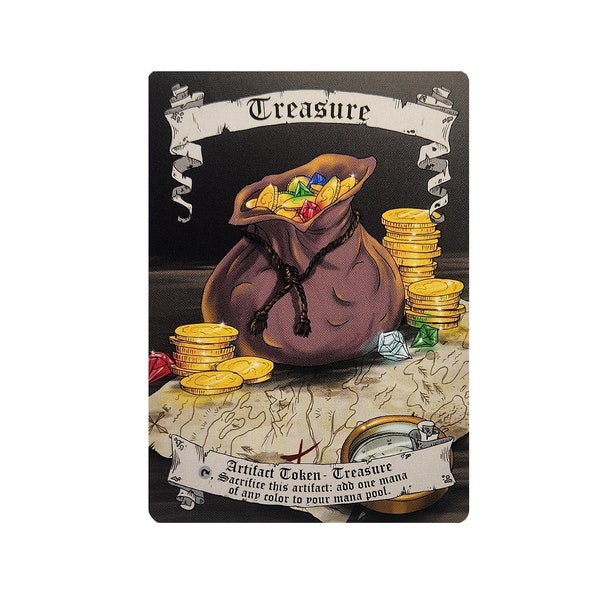 Magic the Gathering Treasure Token (Bag)