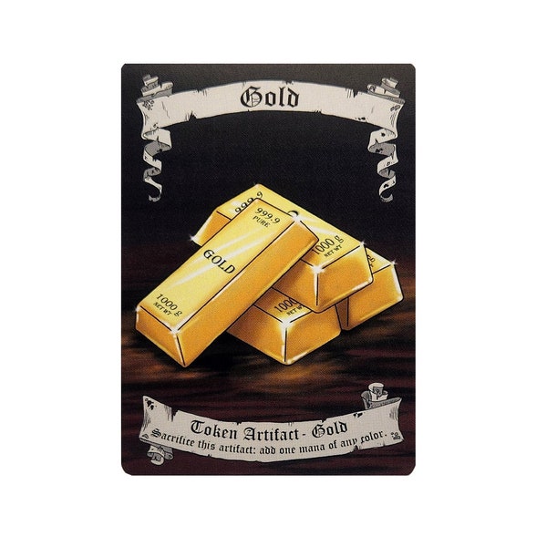 Magic the Gathering Gold Token (bar)