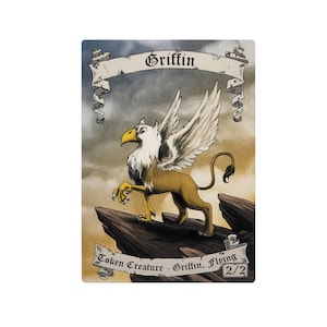 Ficha de grifo de Magic the Gathering