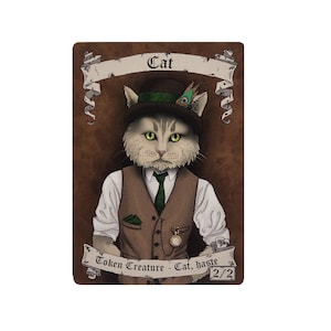 Magic the Gathering 2/2 Cat Token