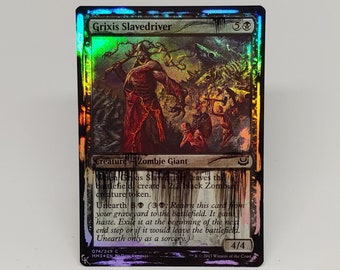 Magic the Gathering foil Grixis Slavedriver