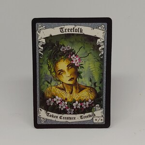 Treefolk Token Magic the Gathering Treefolk Token - Etsy