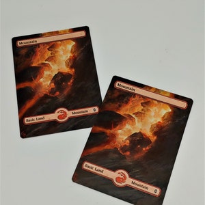 Magic the Gathering Mountain alter