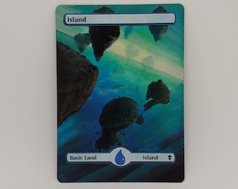 Magic the Gathering Basic Island Bordüre Erweiterung