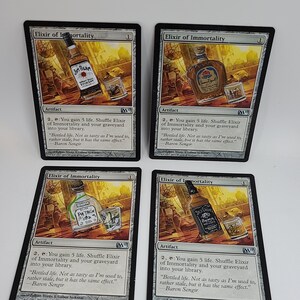 Magic the Gathering Elixir of Immortality alter