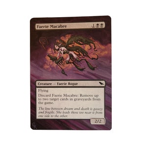 Magic the Gathering Faerie Macabre alter
