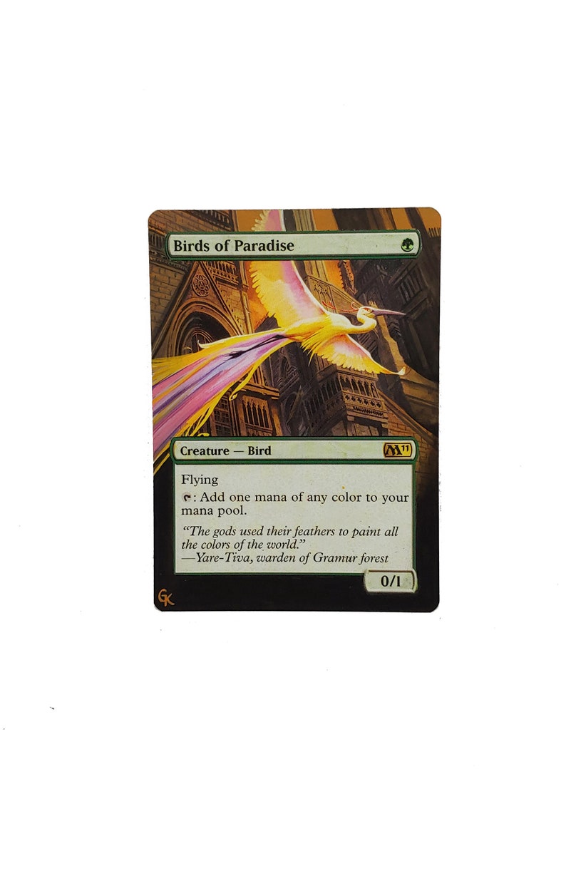 M11 Magic the Gathering Birds of Paradise alter