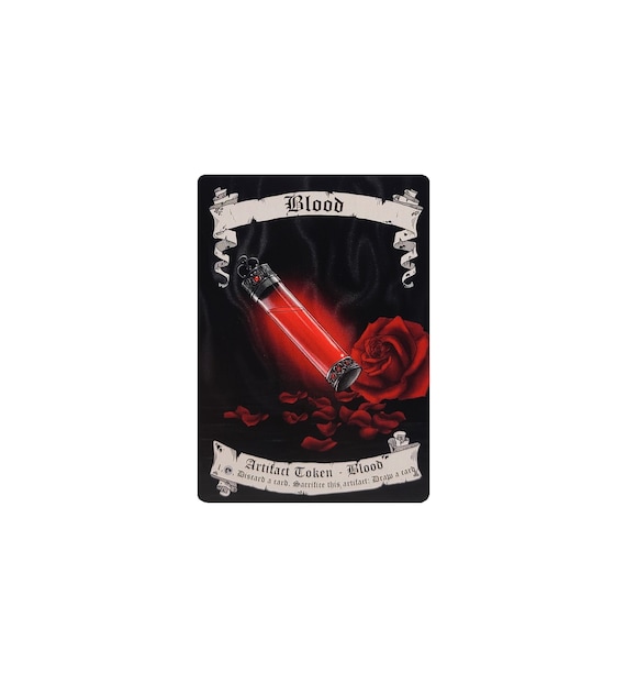 Magic the Gathering Blood Token Etsy
