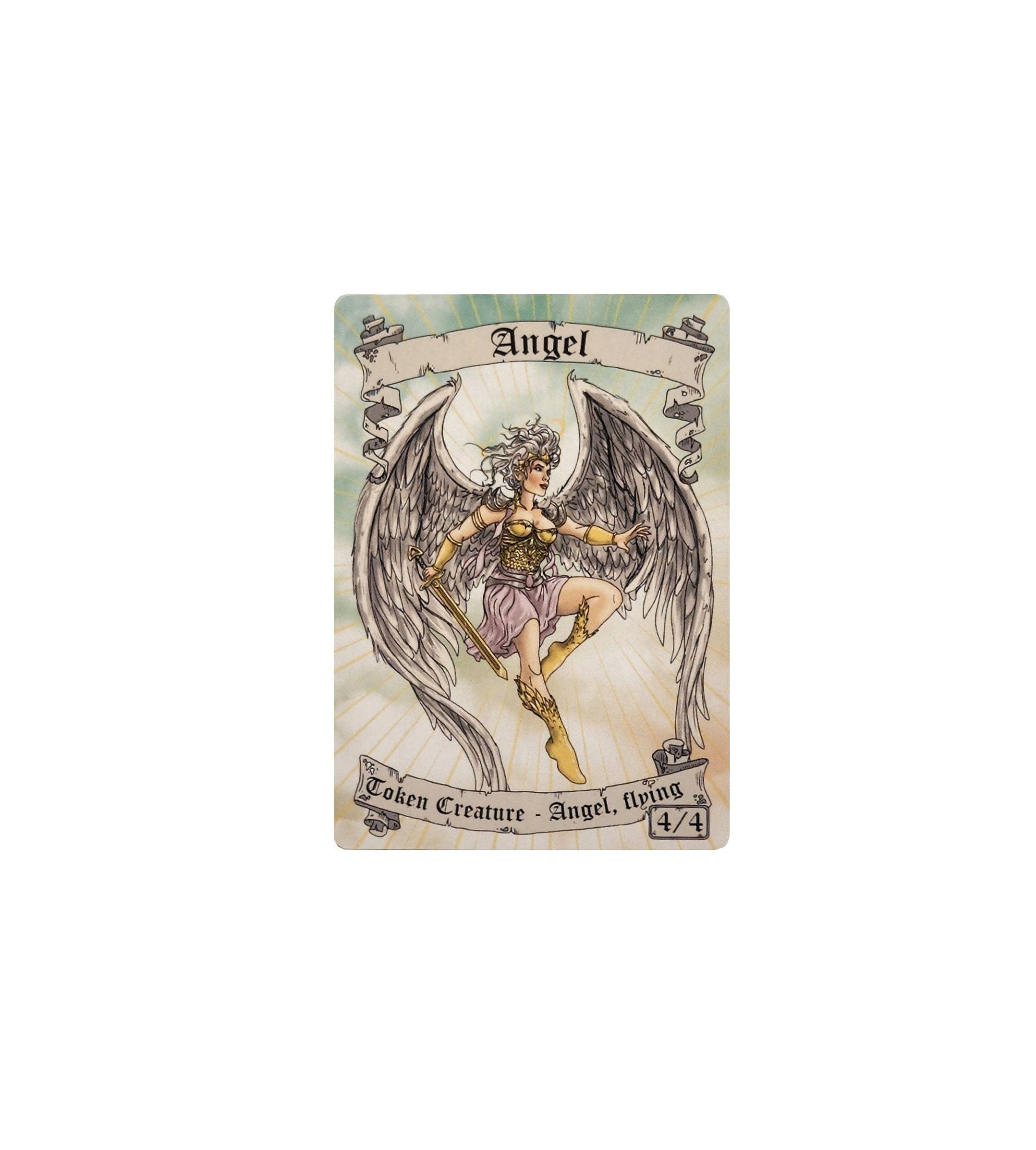 mtg cards that create angel tokens Angel Token (3-3 main image 1