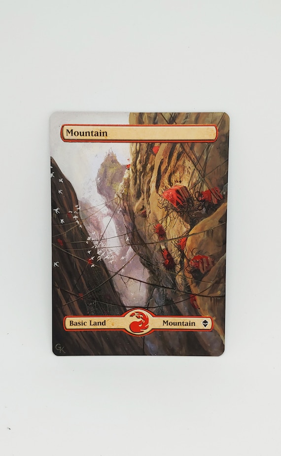 Magic the Gathering Mountain Alter - Etsy