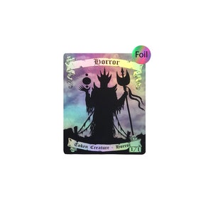 Magic the Gathering Horror Token (Foil version)